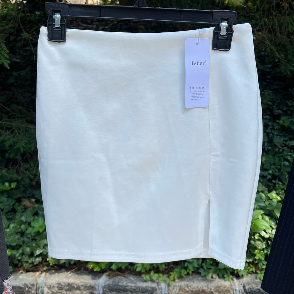 White Mini Skirt Size Small
